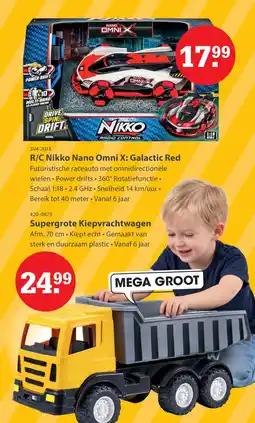 Toys2Play R/C Nikko nano omni X: galactic red aanbieding