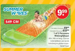 Toys2Play 1 Persoons Waterglijbaan 549 x 79 cm aanbieding