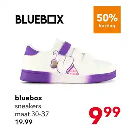 Scapino Blue Box meisjes sneakers met softijs paars wit aanbieding