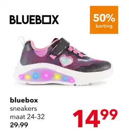 Scapino Blue Box meisjes sneakers met lampjes roze aanbieding