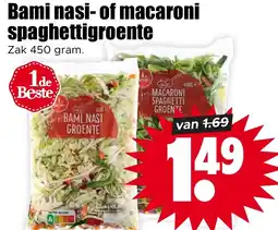 Dirk Bami nasi- of macaroni spaghettigroente aanbieding