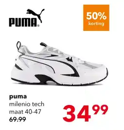 Scapino Puma Milenio Tech heren sneakers wit aanbieding