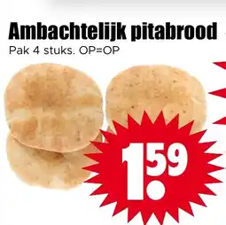 Dirk Ambachtelijk pitabrood aanbieding
