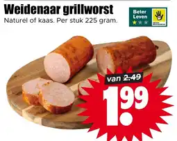 Dirk Weidenaar grillworst aanbieding