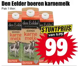 Dirk Den Eelder boeren karnemelk aanbieding