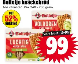 Dirk Bolletje knäckebröd aanbieding