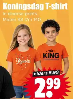 Dirk Koningsdag T-shirt aanbieding