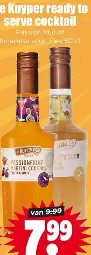 Dirk De Kuyper ready to serve cocktail aanbieding