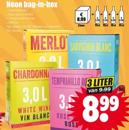Dirk Neon bag-in-box aanbieding
