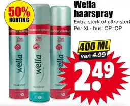 Dirk Wella haarspray aanbieding