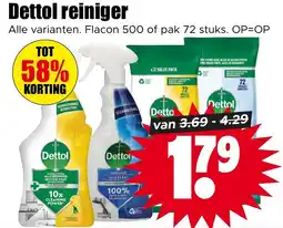 Dirk Dettol reiniger aanbieding