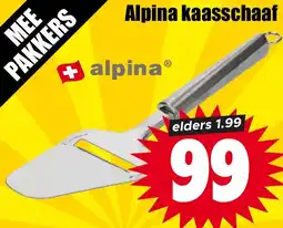 Dirk Alpina kaasschaaf aanbieding