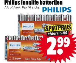 Dirk Philips longlife batterijen aanbieding