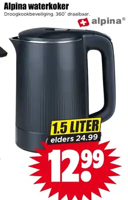 Dirk Alpina waterkoker aanbieding