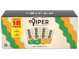 Hoogvliet Viper Tray hard iced tea aanbieding