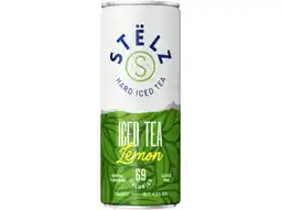 Hoogvliet Stelz Hard iced tea lemon aanbieding