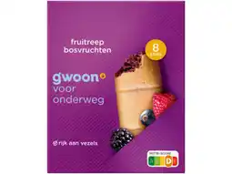 Hoogvliet G'woon Fruitreep bosvruchten aanbieding