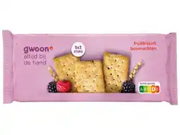 Hoogvliet G'woon Fruitbiscuits bosvruchten aanbieding