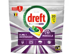 Hoogvliet Dreft Platinum miracle vaatwastabletten citroen aanbieding