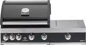 Bol.com Grandhall Premium G4 PLUS Inbouw Barbecue - 6 branders - met Searbrander - Gas BBQ aanbieding