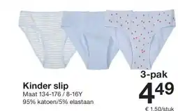 Zeeman Kinder slip aanbieding