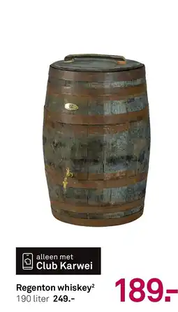 Karwei Regenton whiskey2 aanbieding