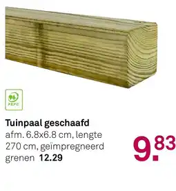 Karwei Tuinpaal geschaafd aanbieding