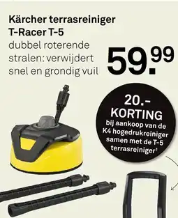 Karwei Kärcher terrasreiniger T-Racer T-5 aanbieding