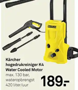 Karwei Kärcher hogedrukreiniger K4 Water Cooled Motor aanbieding