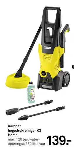 Karwei Kärcher hogedrukreiniger K3 Home aanbieding