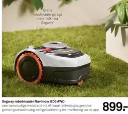 Karwei Segway robotmaaier Navimow 1206 AWD aanbieding