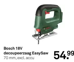 Karwei Bosch 18V decoupeerzaag EasySaw aanbieding
