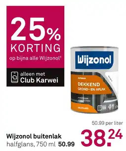 Karwei Wijzonol buitenlak aanbieding