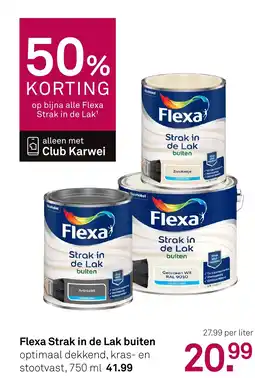 Karwei Flexa Strak in de Lak buiten aanbieding