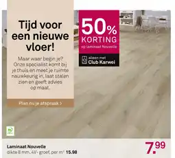 Karwei Laminaat Nouvelle aanbieding