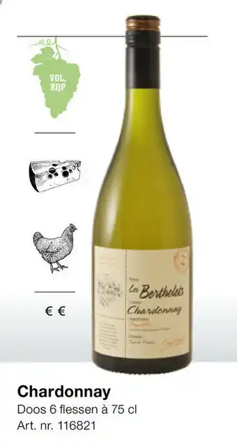 Bidfood Chardonnay 75cl aanbieding