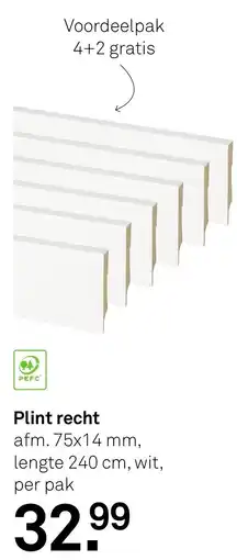 Karwei Plint recht aanbieding