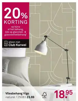 Karwei Vliesbehang Vigo aanbieding