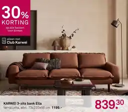 Karwei Karwei 3-zits bank ella aanbieding