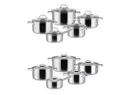 Lidl SILVERCREST Rvs pannenset 5-delig aanbieding