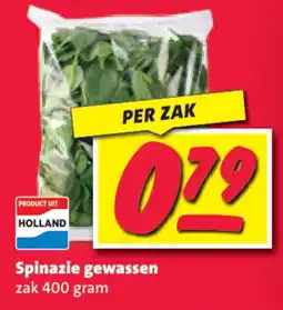 Nettorama Spinazie gewassen aanbieding