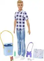 Bol.com Barbie Ken It Takes Two - Ken met koelbox en verrekijker - Barbiepop aanbieding