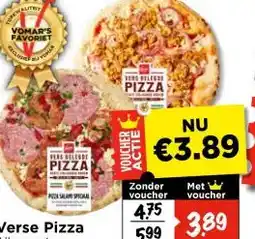 Vomar Voordeelmarkt Verse Pizza aanbieding