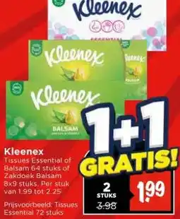 Vomar Voordeelmarkt Kleenex aanbieding