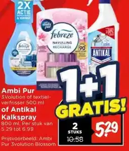 Vomar Voordeelmarkt Ambi Pur , of Antikal Kalkspray aanbieding