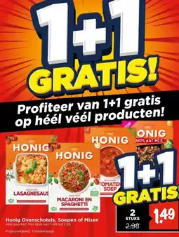 Vomar Voordeelmarkt Honig Ovenschotels, Soepen of Mixen aanbieding