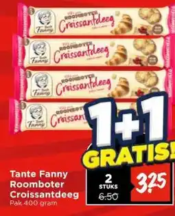 Vomar Voordeelmarkt Tante Fanny Roomboter Croissantdeeg aanbieding