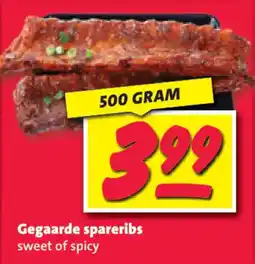 Nettorama Gegaarde spareribs sweet of spicy aanbieding