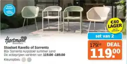 Albert Heijn Stoelset Ravello of Sorrento aanbieding