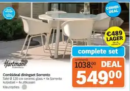 Albert Heijn Hartman Combideal diningset Sorrento aanbieding
